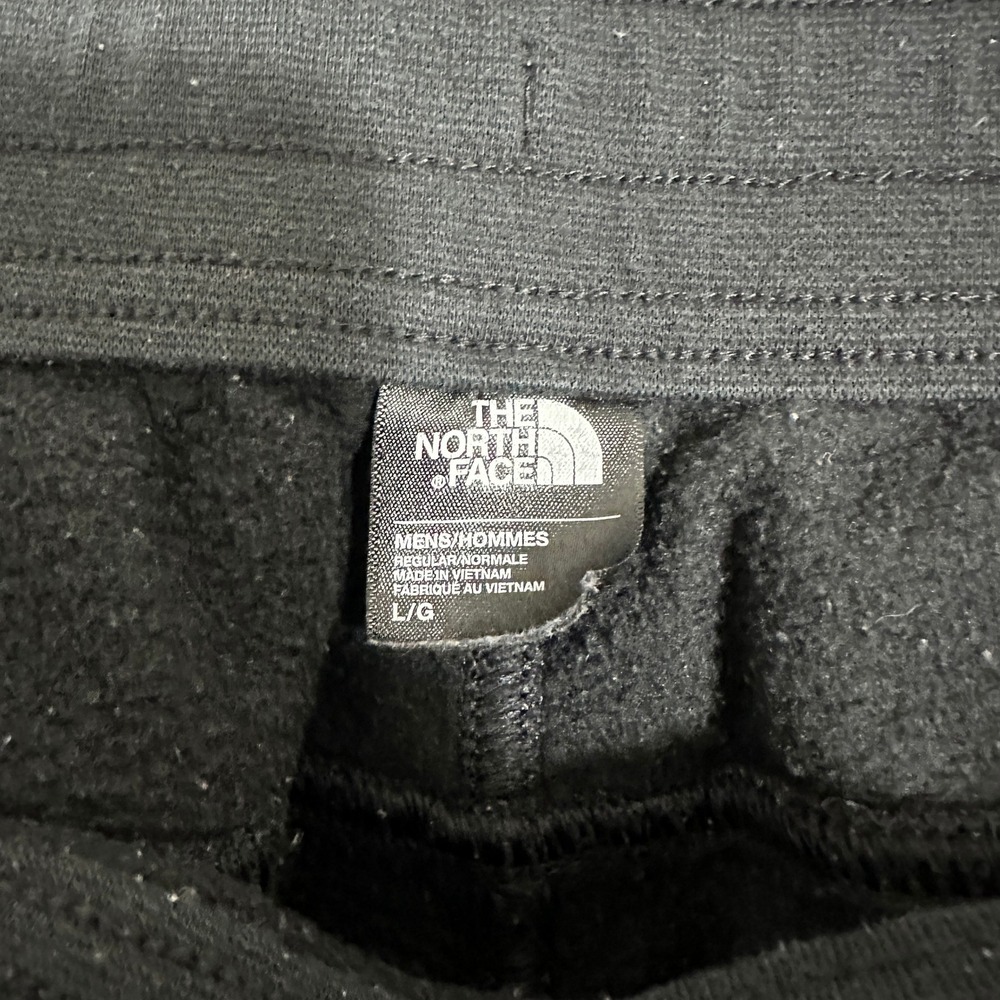 The North Face Black Logo Graphic Fleece Jogger Sweatpants Mens Size Large - Picture 4 of 15